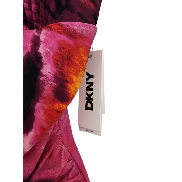 DKNY Women's Swimsuit One Piece Tummy Compression Resort Vacation S - Picture 4 of 9